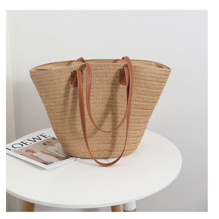 Damen Stilvolle Strandschultertasche Karnz