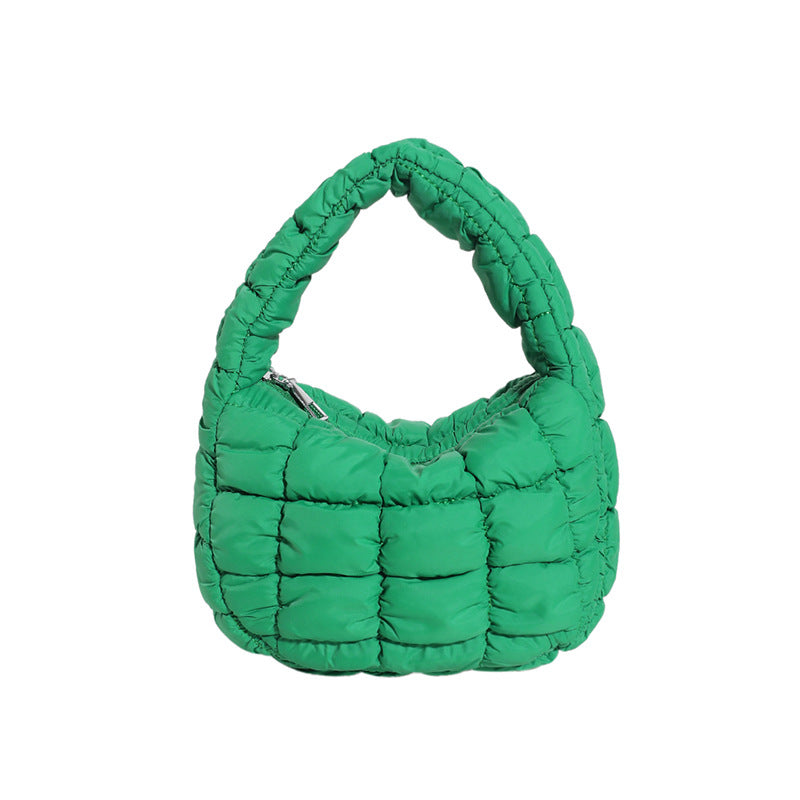 Gepuffte Schultertasche