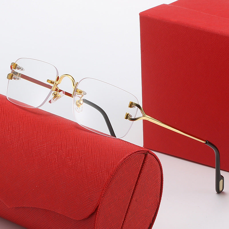 Damen Designer-Sonnenbrille mit elegantem Metallrahmen und polarisierenden Gläsern Karnz