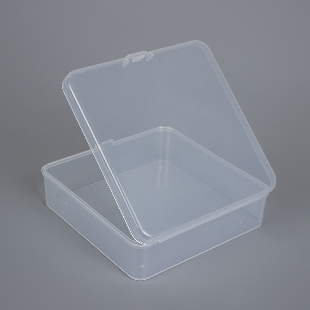 Transparente quadratische Aufbewahrungsbox Karnz
