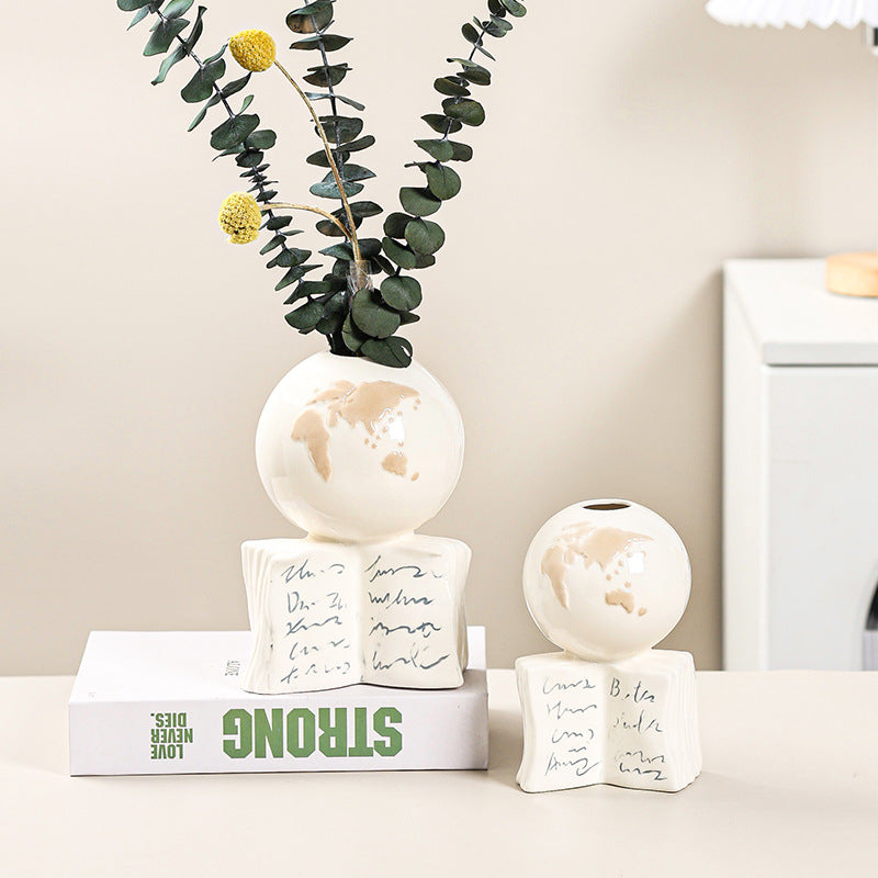 Elegante Keramik Globusbank Karnz