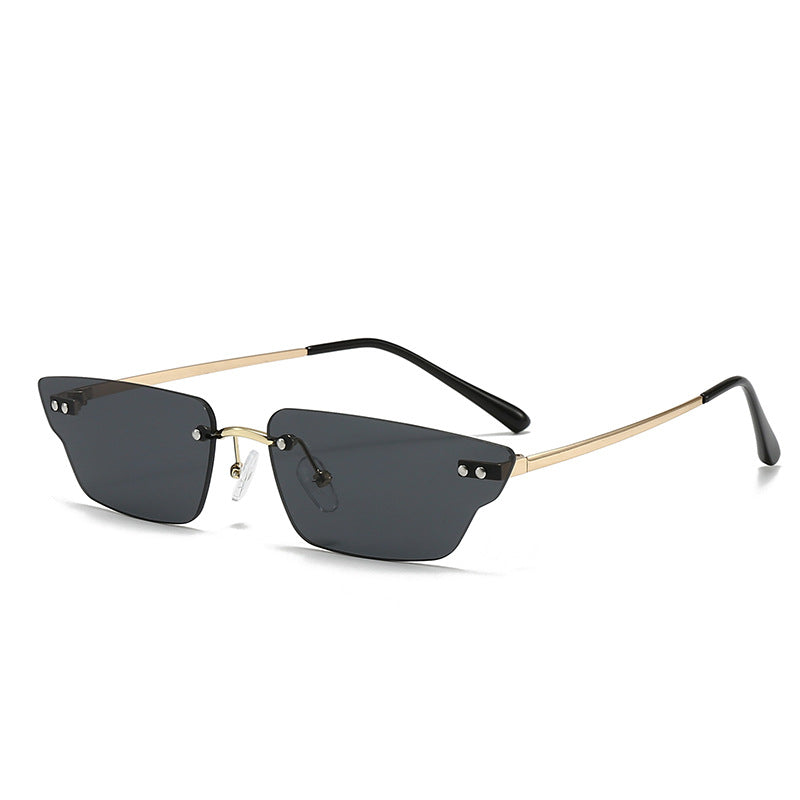 Damen futuristische geometrische Sonnenbrille Karnz