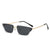 Damen futuristische geometrische Sonnenbrille Karnz