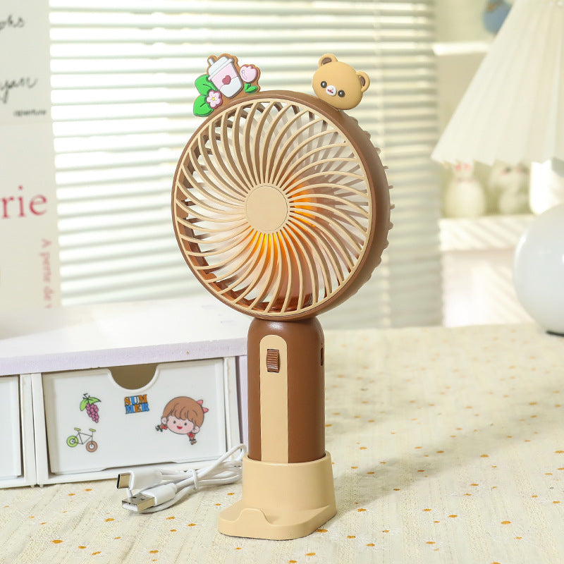 Damen Tragbarer Handventilator mit verspieltem Tierdesign Karnz