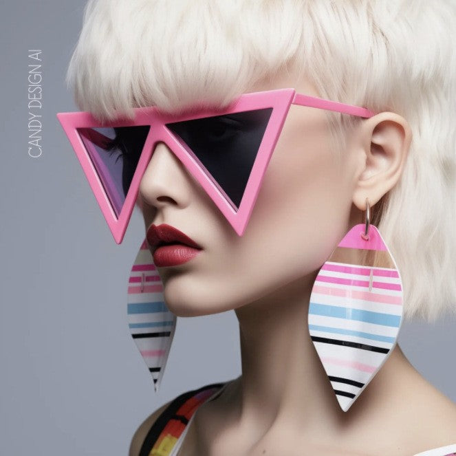 Futuristische, dreieckige Sonnenbrille Karnz