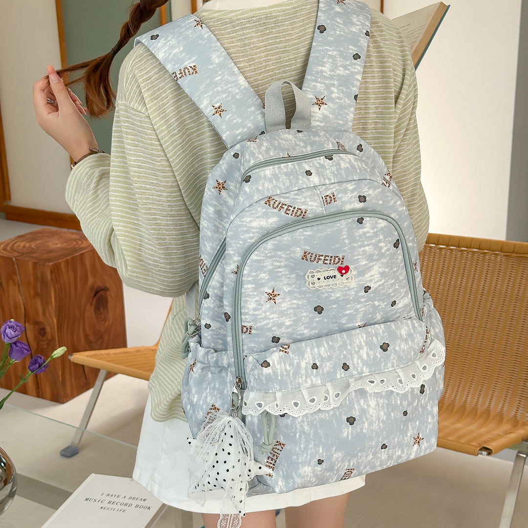 Stylische Lässige Bedruckte Rucksack Karnz