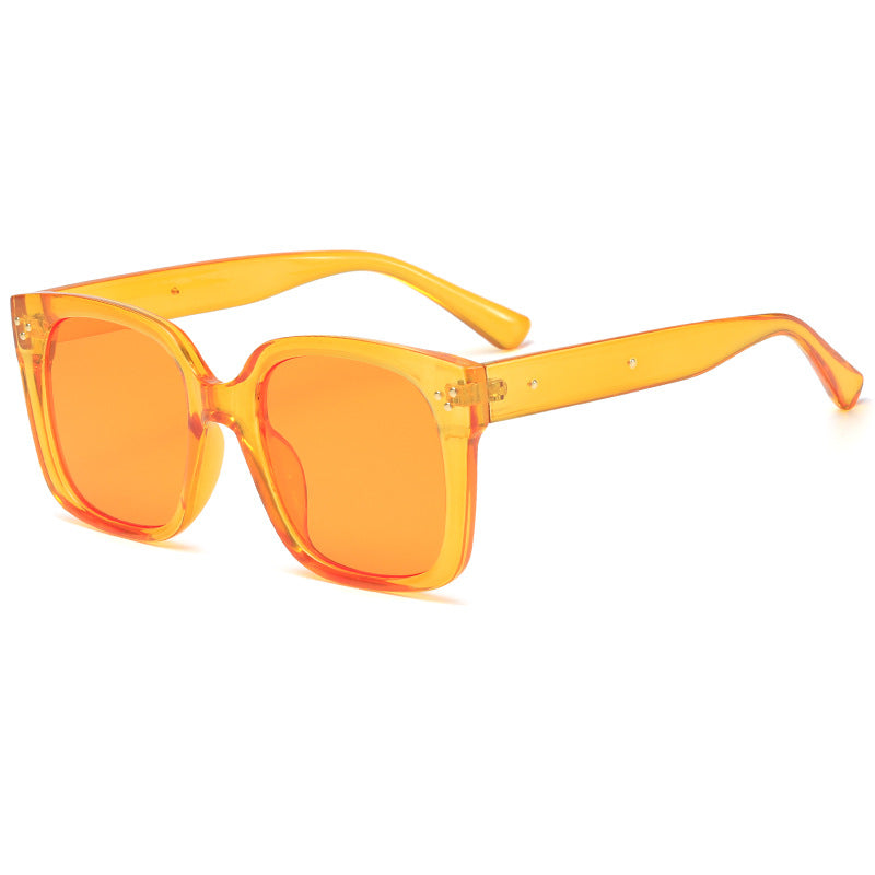 Damen quadratische Sonnenbrille mit innovativem Rahmen und UV-Schutz Karnz