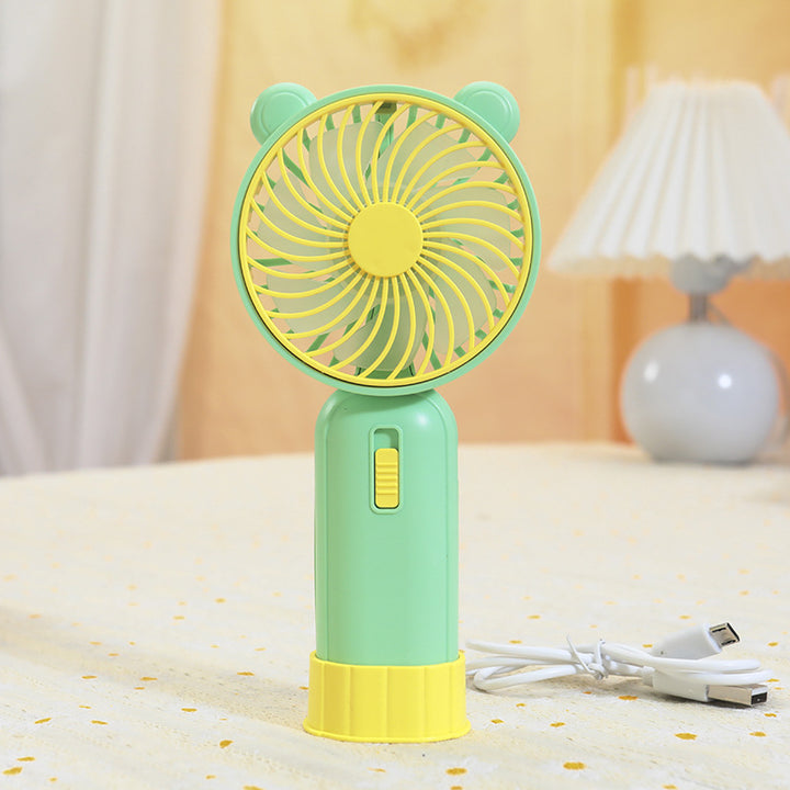 Damen Tragbarer Mini-Handventilator im verspielten Tierdesign Karnz