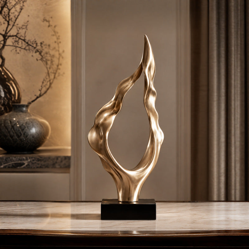 Abstrakte Metallskulptur