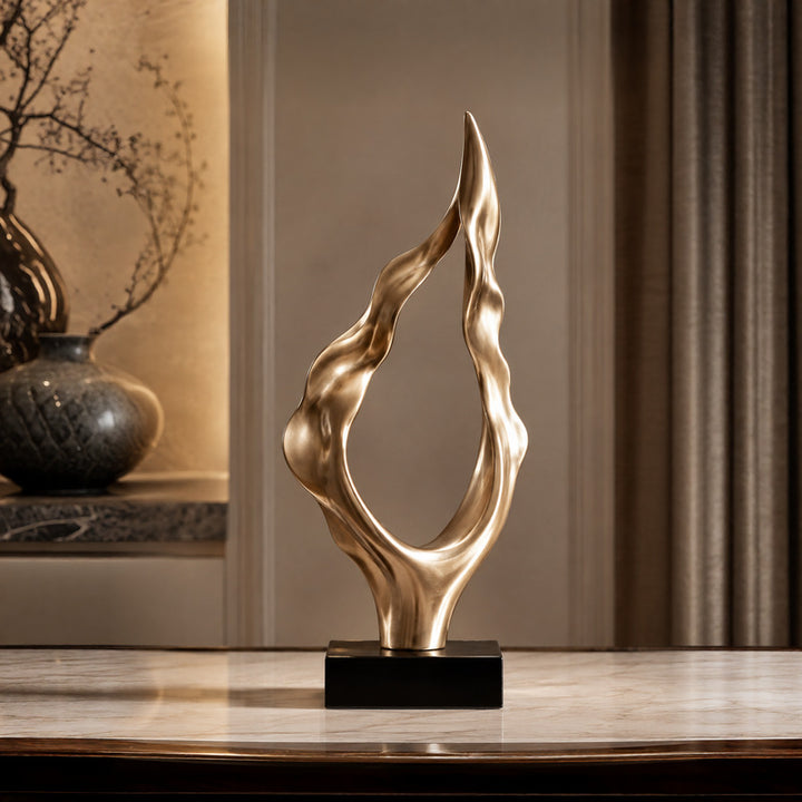 Abstrakte Metallskulptur