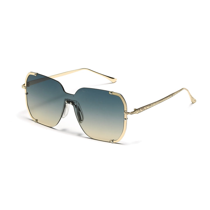 Damen große modische Sonnenschutzbrille Karnz