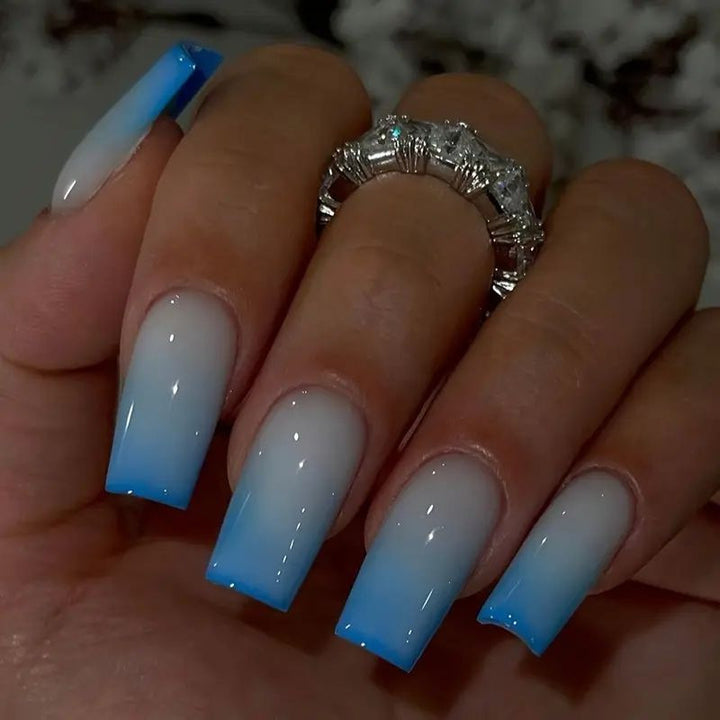 Glitter Ombre Nagelkunst Verbesserungen Karnz