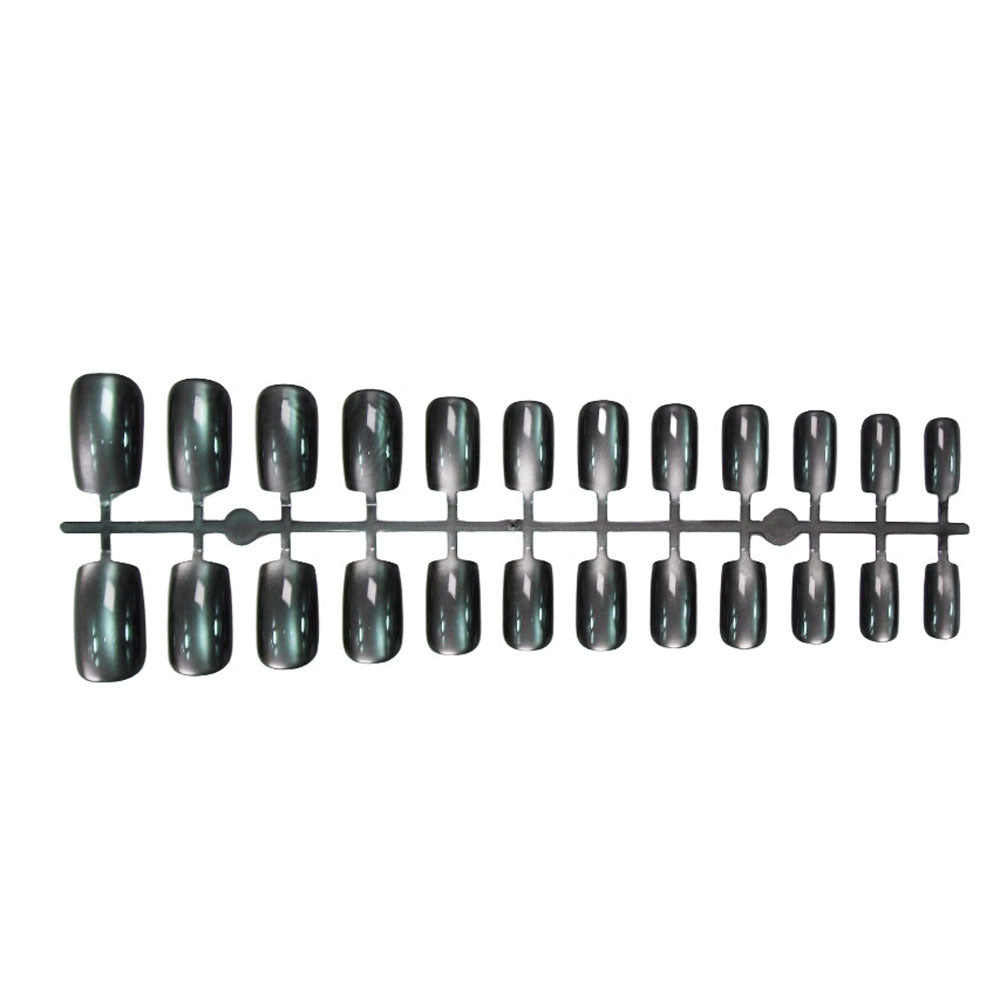Cat Eye Press-On Nail Tips Set