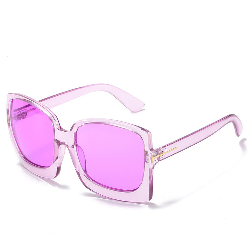 Oversized Fashion Gradient Sonnenbrille Karnz