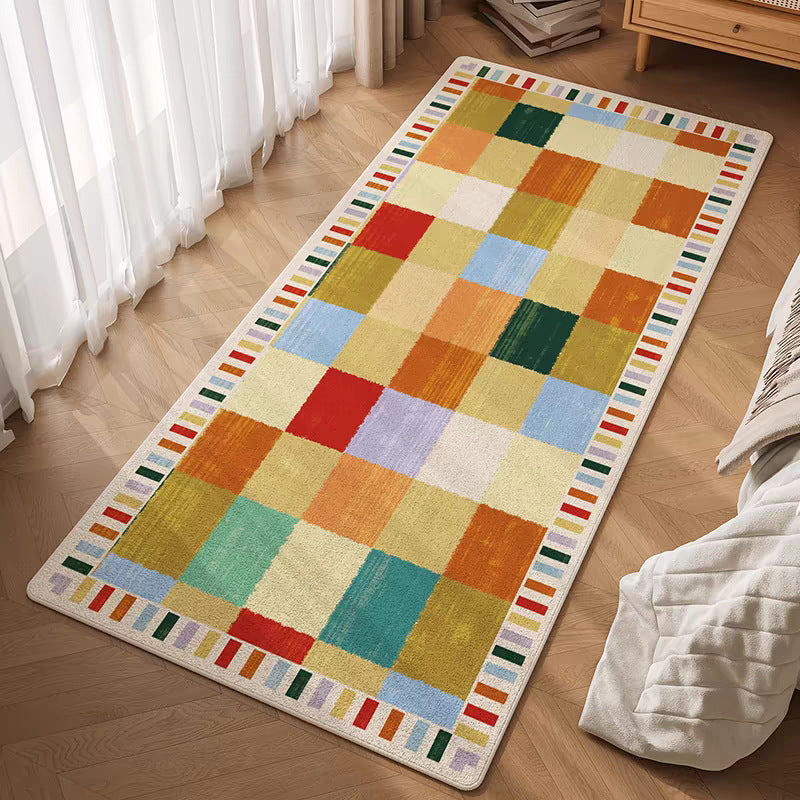Farbenfroher geometrischer gemusterter Teppich