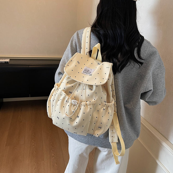 Verspielt Polka Dot Rucksack Karnz