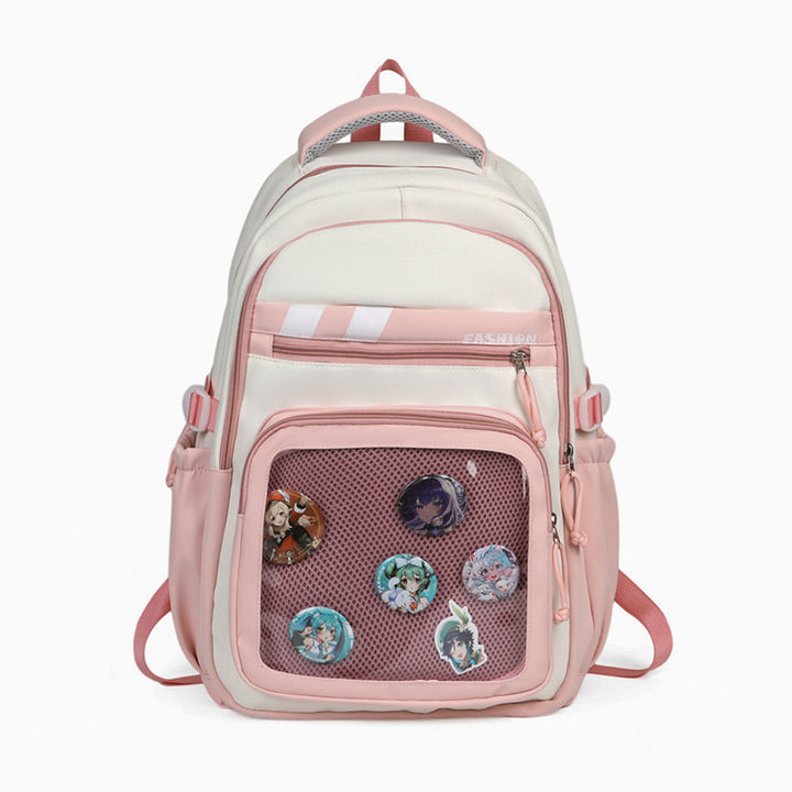 Stylischer Grafik-Patch-Rucksack Karnz