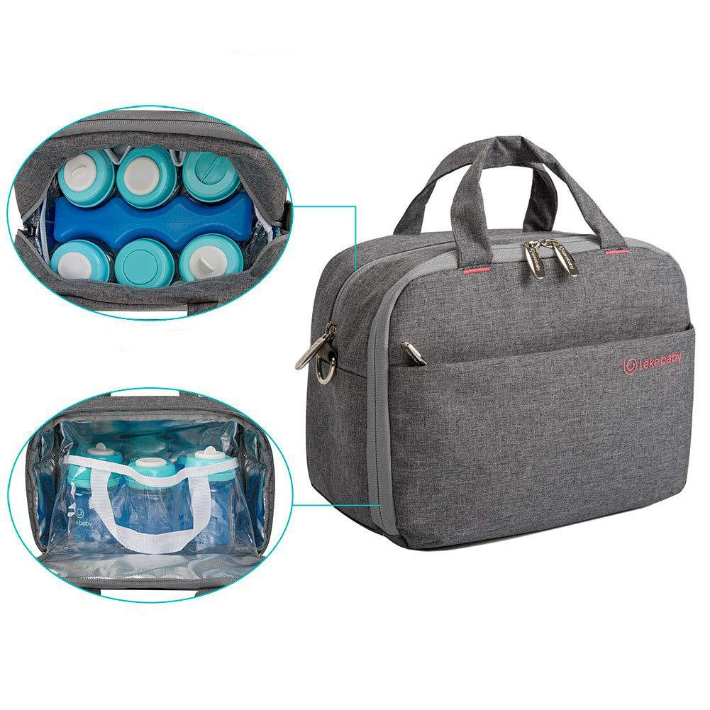 Unisex Kühltasche mit zwei Öffnungsarten und isolierender Innenausstattung Karnz