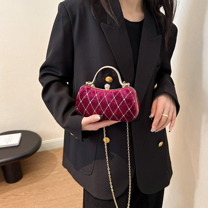 Elegante gesteppt Abendtasche