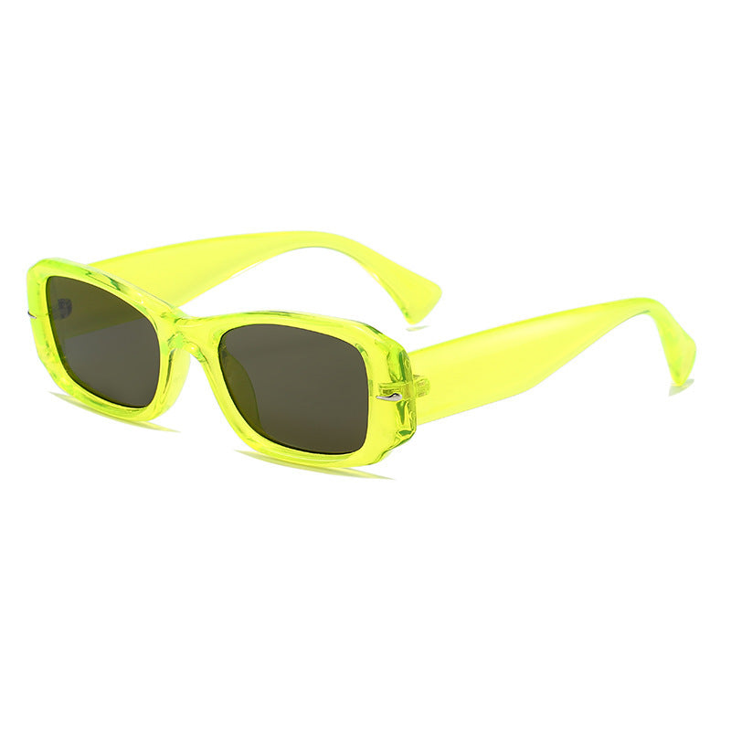 Retro-inspirierte dicke Rahmen-Sonnenbrille Karnz