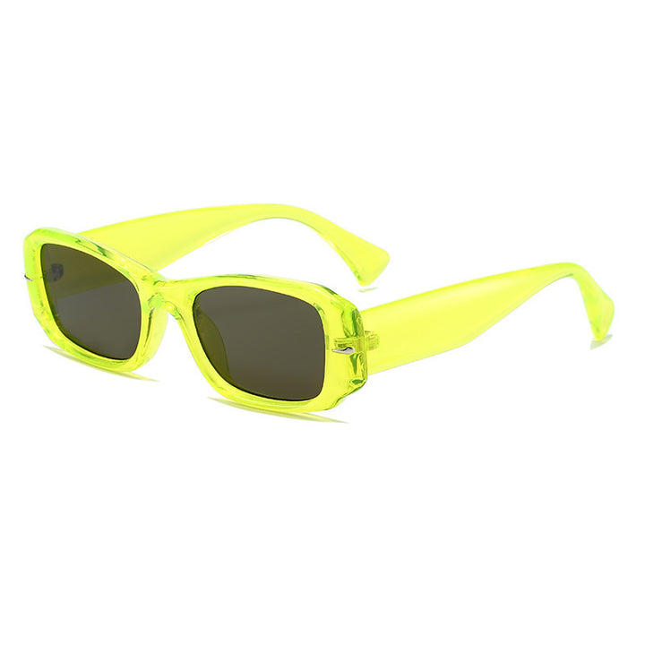 Retro-inspirierte dicke Rahmen-Sonnenbrille Karnz