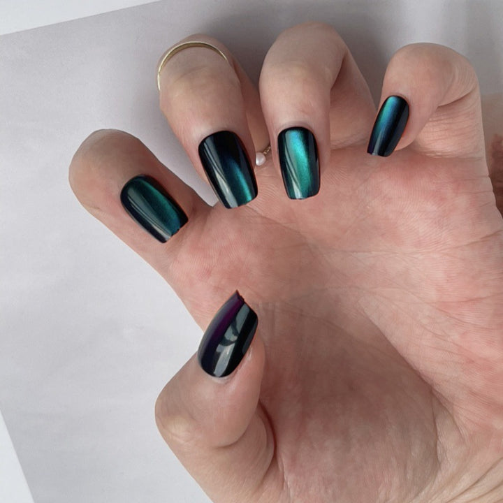 Glänzende Press-On Nagelspitzen Karnz 1787225362