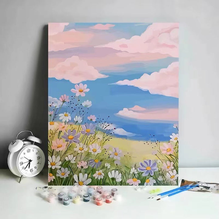 Florale Stillleben Dekorative Leinwandkunst Karnz