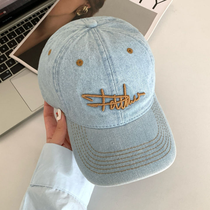 Stylische Denim-Baseballmütze