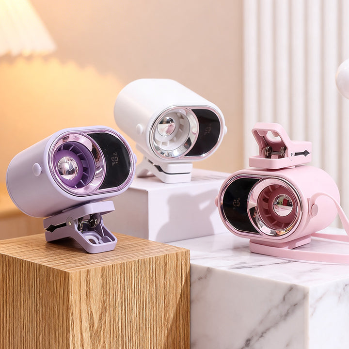 Damen Klammer-Lampe mit digitaler Anzeige und flexiblem Arm Karnz