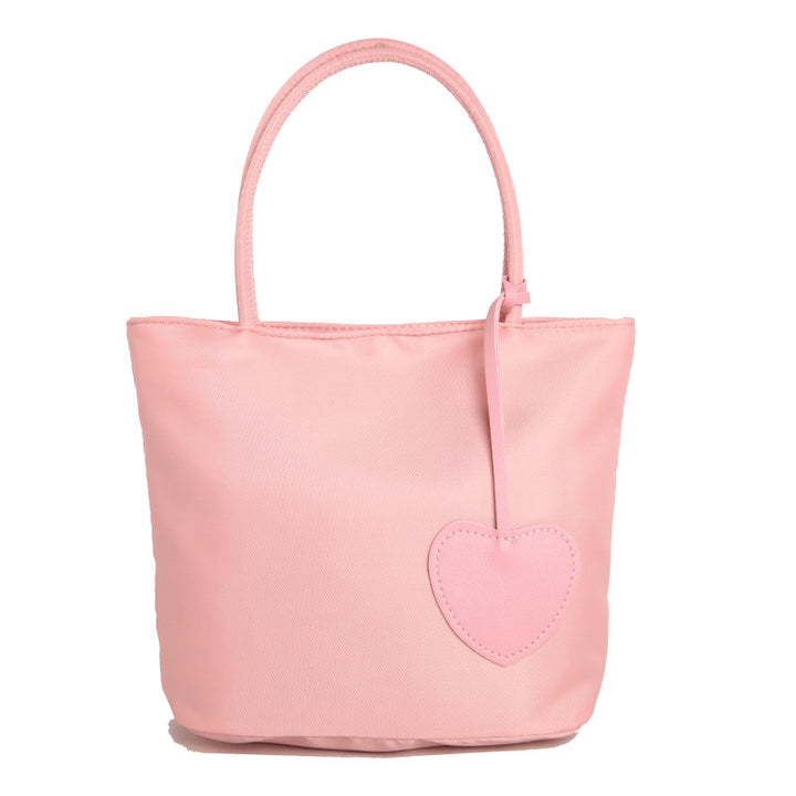 WoStylish Herz-geschmückte Alltags-Tote-Tasche Karnz