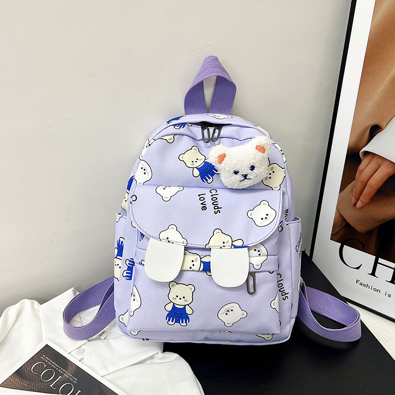 Niedlicher Plüschbär-Mini-Rucksack Karnz