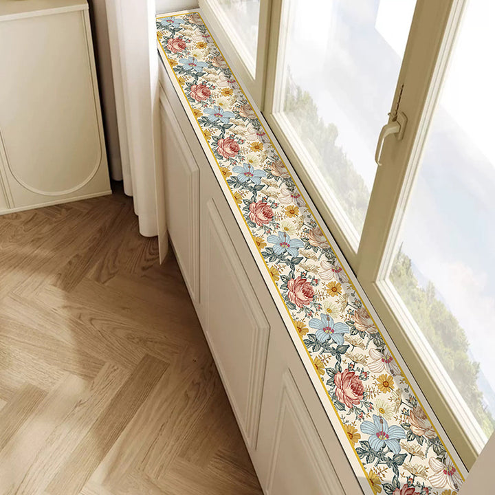 Blumen Dekorativer Fensterbankmatte