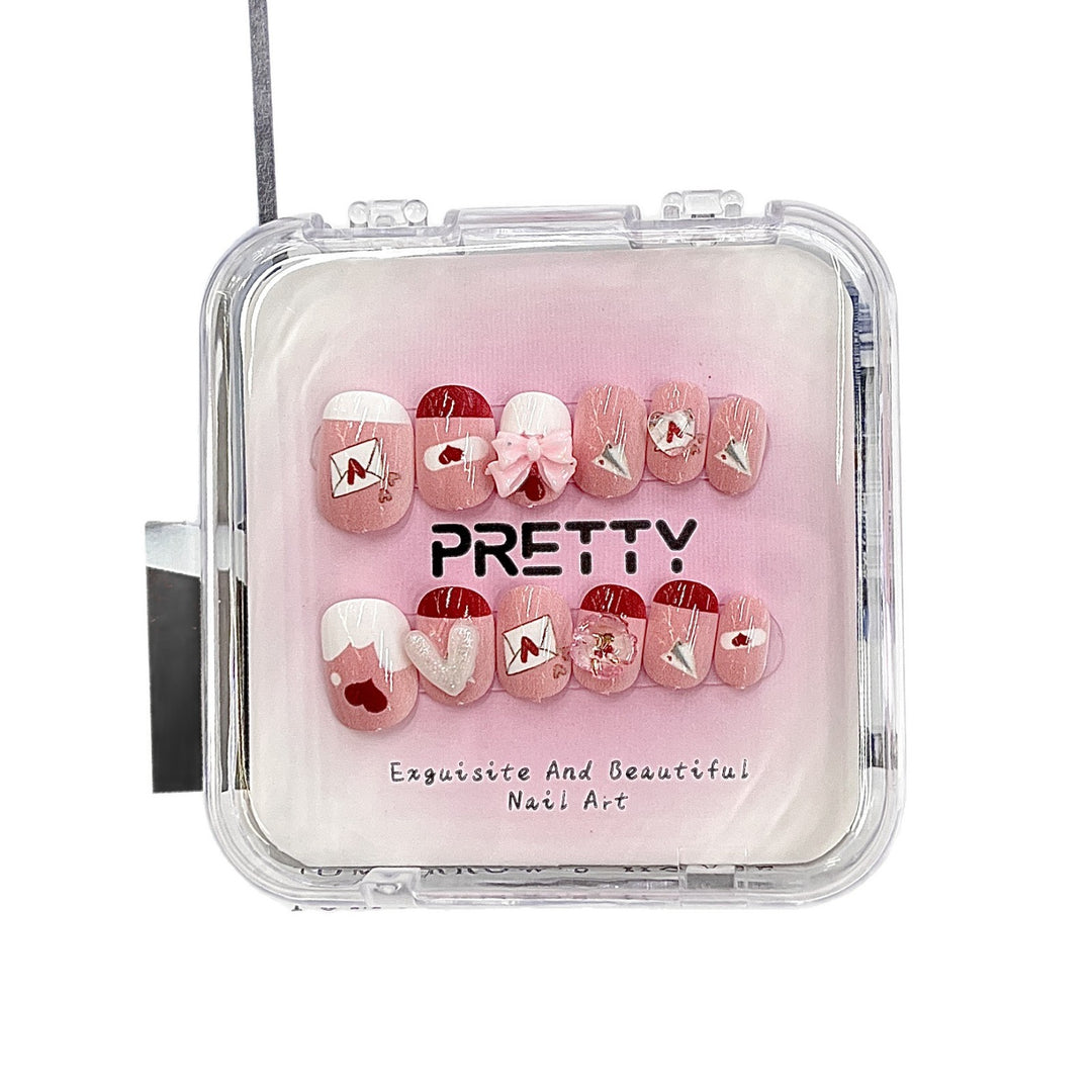 Dekoratives Press-On Nagelset Karnz