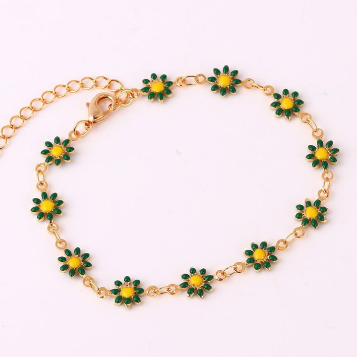 Floral Daisy Chain Halskette Karnz