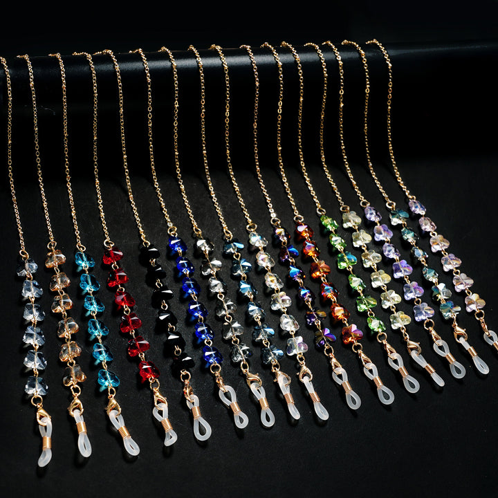Blumenverzierte Brillenband Karnz
