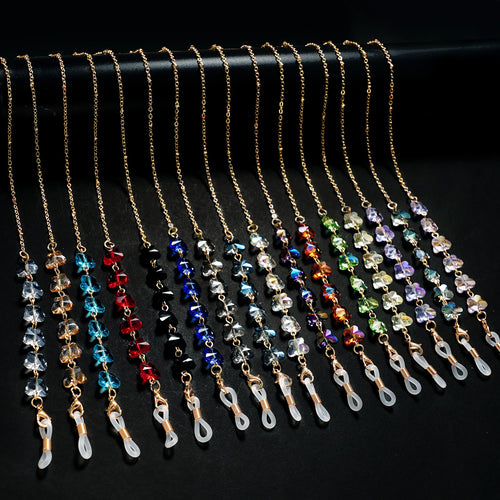 Blumenverzierte Brillenband Karnz