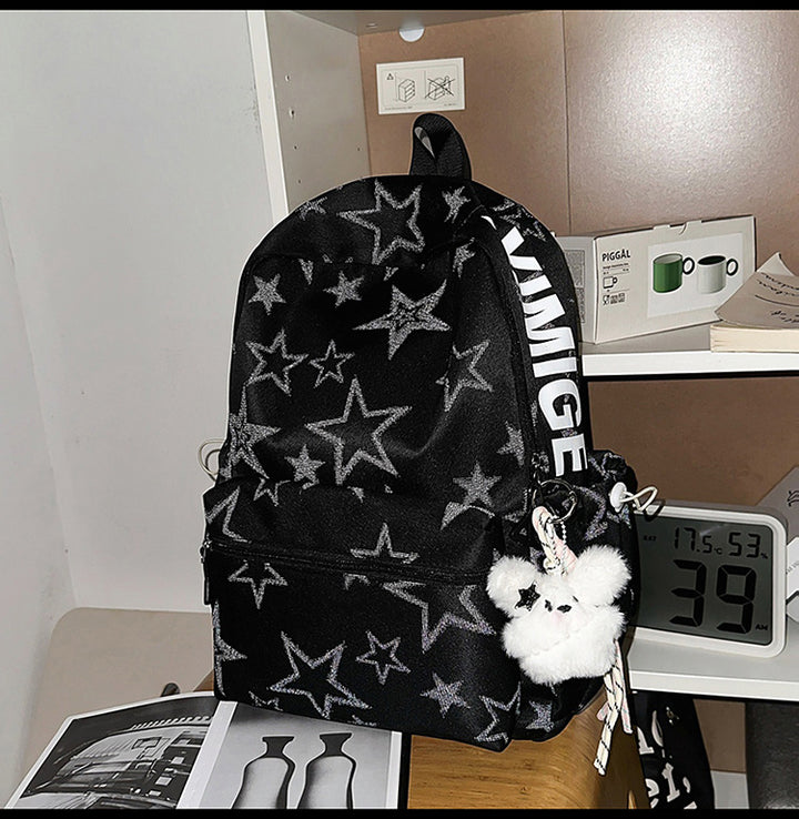 Lässiger Sternmuster-Rucksack