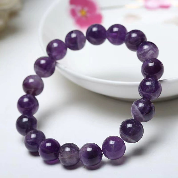 Handgemachte Amethyst Edelsteinarmband Karnz
