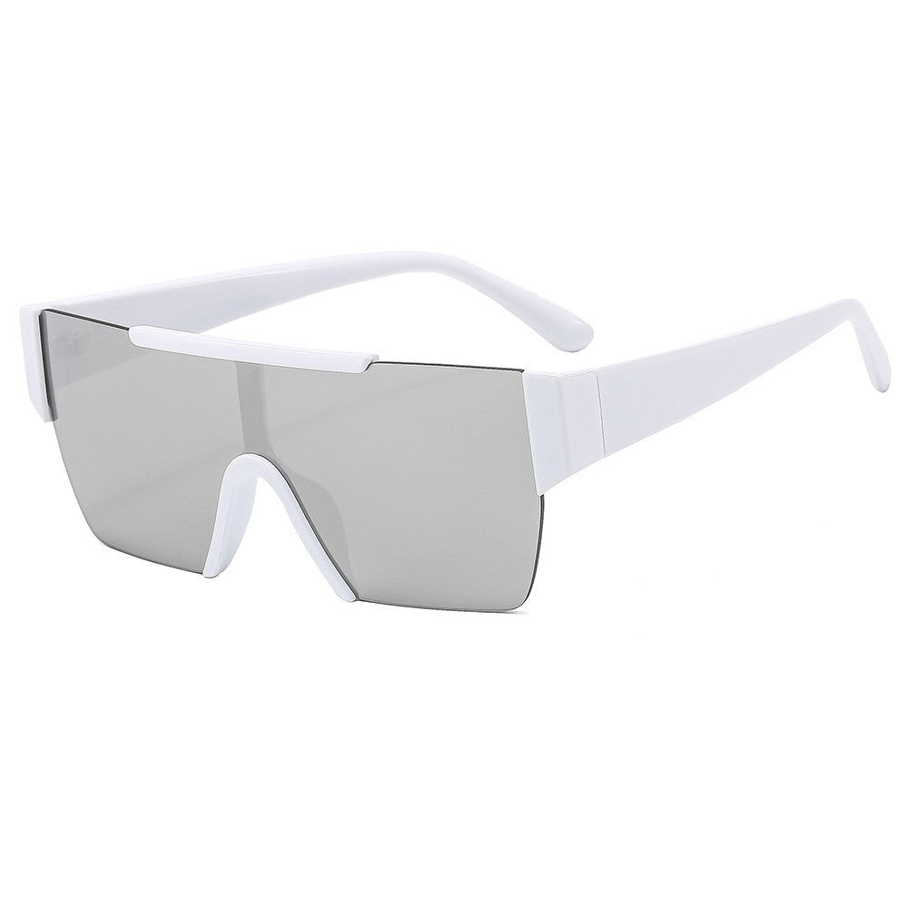 Damen Sportliche Oversized Sonnenbrille mit modernem Schutzrahmen Karnz