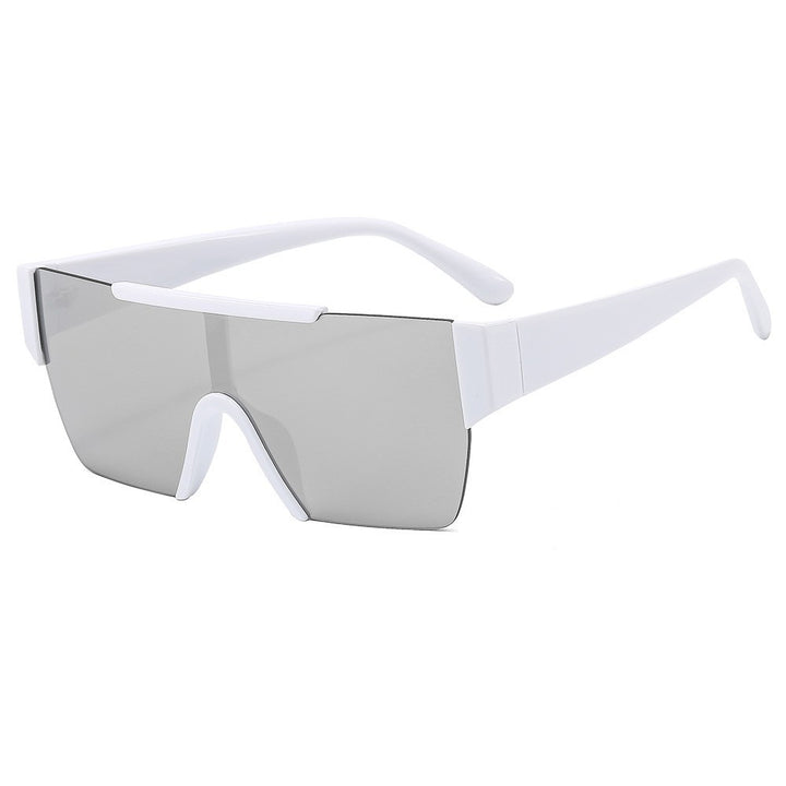 Damen Sportliche Oversized Sonnenbrille mit modernem Schutzrahmen Karnz