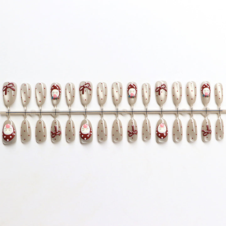Festliches Thema Press-On Nagelschmuck Karnz