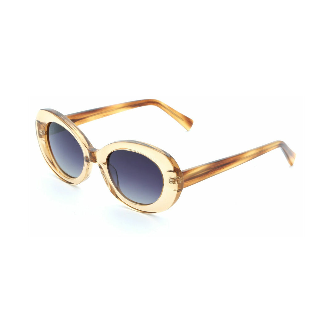 Damen modische Sonnenbrille mit einzigartigem, übergroßem Rahmen Karnz