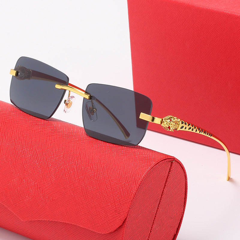 Damen Quadratische Sonnenbrille im Eleganten Stil Karnz