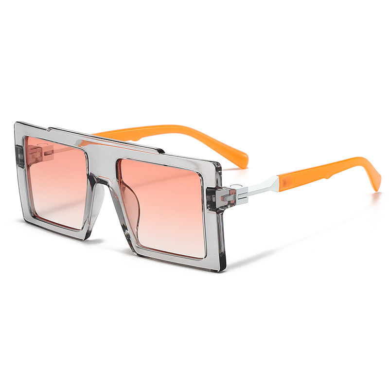 Damen modische Sonnenbrille mit rechteckigem Rahmen Karnz