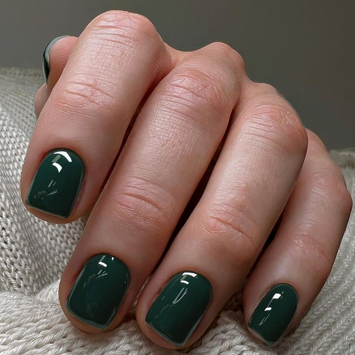 Elegantes glänzendes quadratisches Nagelset Karnz