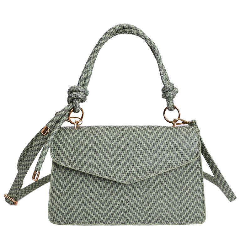 WoElegant Texturiertes Stoffhandtasche Karnz