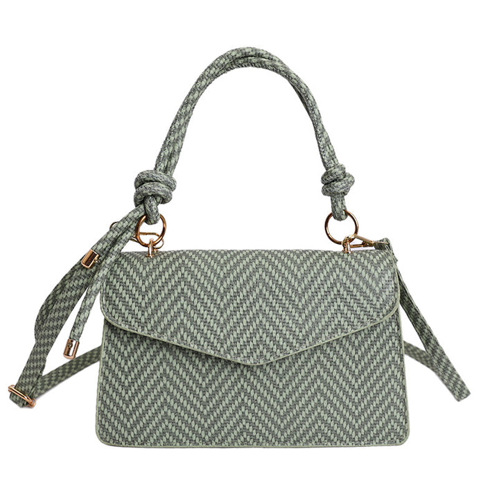 WoElegant Texturiertes Stoffhandtasche Karnz