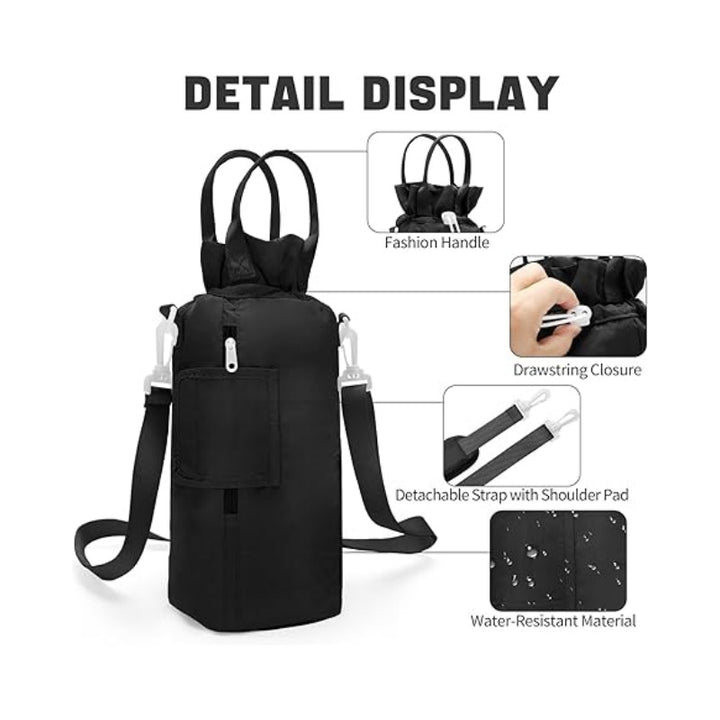 Damen Multifunktionale Sport- und Trinktasche mit verstellbarem Tragegurt und isoliertem Fach Karnz