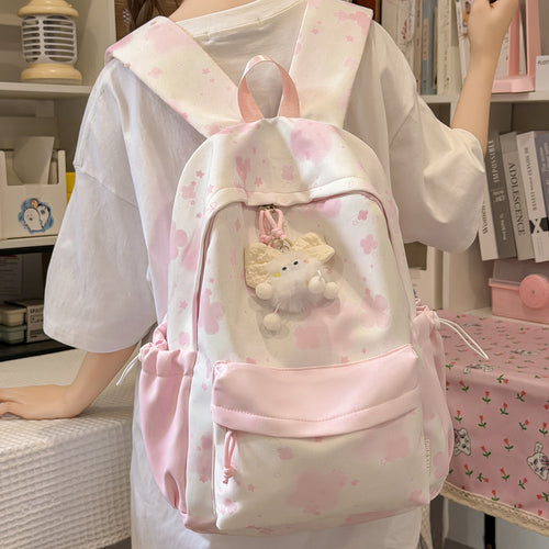 Süßer floralbedruckter Rucksack Karnz