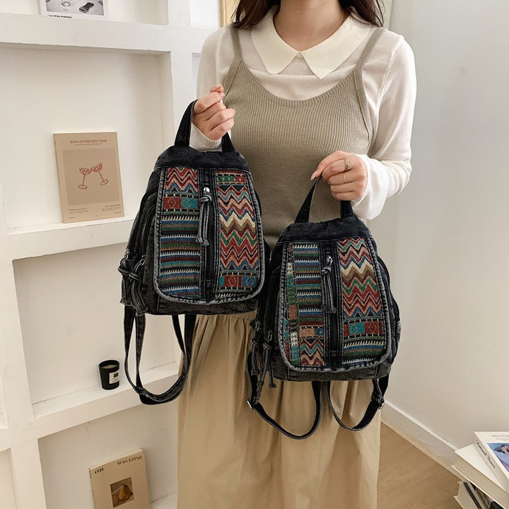 Stylische Ethnische Muster Rucksack Karnz